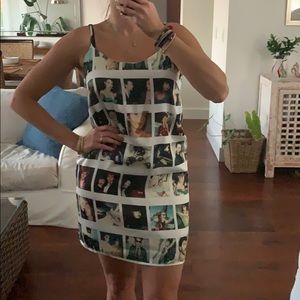 Polaroid mini dress